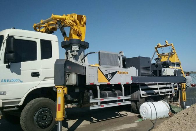 三民重科攪拌天泵助他闖出自己的一片天！